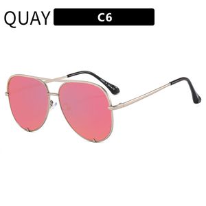 Quay femme homme lunette de soleil Eyewear Summer Cool Vintage Sunglasses polarisé UV400 Brand Anti-UV Strong Sunglasses 629
