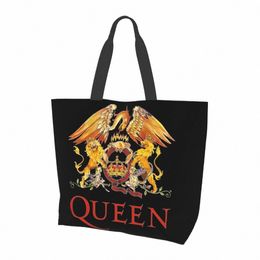 Queen Band Freddie Mercury Britse Rock Dames Schoudertas 40X50cm Draagtas Winkelhandtas Cvenient Reisboek Aangepast logo e2H8 #