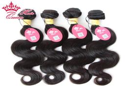 Queen Hair Official Store Peruaanse Virgin Body Wave 4PCSlot 100GPCS 12 28 Hair Weaps Human Hair Weave Extentions Fast Shippin2198310