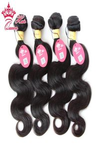 Queen Hair Officiel Store Peruvian Virgin Body Wave 4pcslot 100gpcs 12 28 Fil Se tisse des cheveux humains extentions Shippin Fast Shippin8689916
