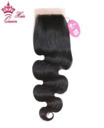 Productos de cabello queen Part Free Body Wave Silk Base Closure 100% Brasilian Human Hair8531536