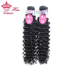 Queen Hair Virgin Malaysian Deep Wave Vierge Vierge Extensions Malaysian Curly Virgin Hair 2pcs Lot 8quot28quot100gpiece 1B4636455