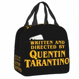 Quentin Tarantino Sac à lunch isolé pour femmes enfants Pulp Ficti Kill Bill Film Portable Thermal Cooler Lunch Box Food Tote 37MJ #