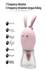 Quer lapin Oral léchage langue vibrateur oeufs vaginaux jouets sexuels pour femme mamelon sucer gspot stimulateur clitoridien masseur corporel9262752