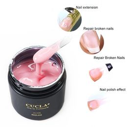 Quick Building Gel 65ml Nagelmodel Potherapie UV-lijm Crystal Jelly Art Verleng vorm 240219