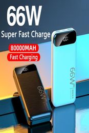 Quick Charge 80000mAh Power Bank voor Huawei Laptop Powerbank Draagbare externe batterij Snellader PD 66W Voor iPhone 12 Xiaomi5207927