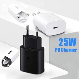 Chargeur rapide pour Samsung S21 S22 Ultra Note 20 10 Galaxy A50 A51 A52 A72 A73 A33 5G téléphone 25W PD adaptateur Surper rapide TypeC vers USB C ZZ