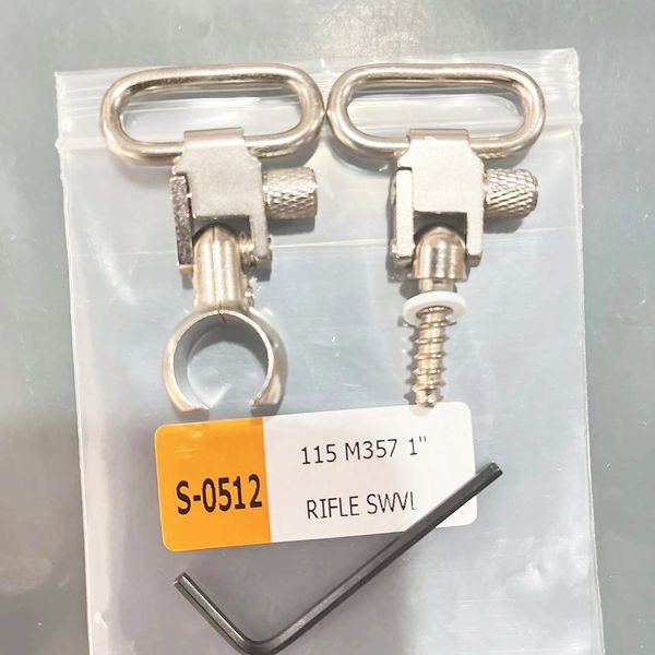 Quick Detach Sling Swivels Split 0.55-0.57 ''inch Barrel Hunting Accessories S0512 Silver Set #