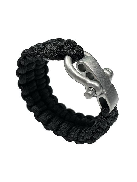 Bracelet de corde de parapluie personnalisé détachable rapidement, bracelet de sauvetage en plein air, équipement tactique d'extérieur, bracelet tressé multifonctionnel masculin