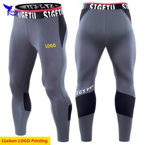 Snelle droge elastische compressie Running Panty Men Sport Gym Fitness lift broek Training training Leggings Bottoms Custom 220608