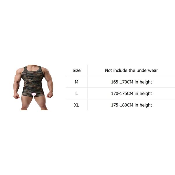 Séchage rapide hommes débardeur maillot de corps sans manches chemise Fitness Camouflage Singlet musculation gilet mâle élastique respirant vêtements 2315z