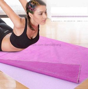 Secado rápido Antideslizante Estera de yoga caliente Toalla Microfibra Fitness Mantas deportivas portátil al aire libre transpirable sudor Absorbente Almohadillas de descanso diseño de moda manta de pilates