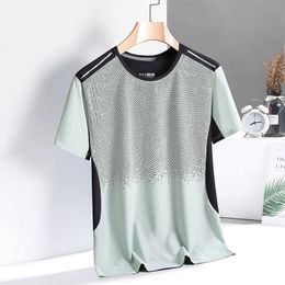 Camiseta deportiva de secado rápido para hombre 2023 de manga corta con estampado informal de verano de talla grande 3XL, camisetas superiores, camiseta de gimnasio, ropa