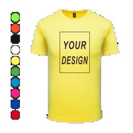 Snel drogende aangepaste t-shirt maakt uw ontwerptekst mannen vrouwen afdrukken Originele ontwerpgeschenken t-shirt 240412