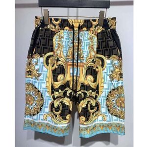 Traje de baño de secado rápido Hombres Mujeres Seda Medu Impreso en 3D Playa Vers Pantalones cortos de diseñador Moda Pantalones de chándal sueltos Pantalones para hombres 8899