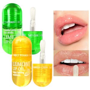 Quick Hair Puff Natural Clear Max Lip Gloss Green Lemon Capsule Lip Oil Hidratante e hidratante Glass Lip Gel para niñas