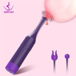 Orgasmo rápido Potente G Spot Clit Clit Vibrador Vibradores Clitor para Mujeres Clítoris Estimulador Adulto Juguetes sexuales Parejas 18 220329