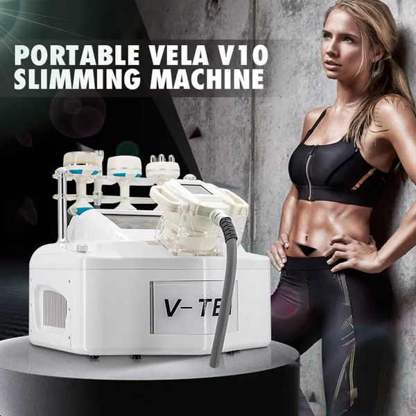 Quick Slim 5 en 1 Vela Body Shape V10 Eliminación de celulitis V diez Máquina de adelgazamiento con rodillo de vacío RF infrarrojo