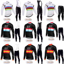 Quick Step – Maillot de cyclisme de l'équipe professionnelle, à manches longues, en polaire thermique, vêtements de vélo, Ropa Ciclismo A081, hiver 2021