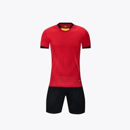 Sneldrogend voetbalpak t-shirt op maat bedrukt nummer teamuniform kwaliteit Thaise jersey 2324 240228