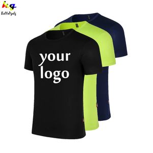 QuickDrying T -shirt DesignCustom Mens en dames shortsleeved casual sport t -shirt advertentie top 220609