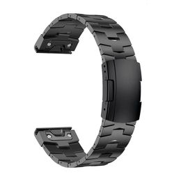 Bracelet en alliage QuickFit 26mm 22mm pour bracelet Garmin 7 7X Pro Epix Pro Gen 2 47mm 51mm 5XPlus 6XPro bracelet de montre 240124