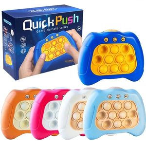 Machine de jeu de Puzzle QuickPush, jouets éducatifs de décompression pour enfants, Machine de jeu de musique à pincer, jouets de décompression à bulles Pop Push