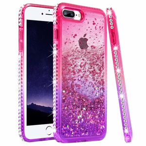 DIREKSAND GLITTER VLOEIST VLOEKENDE BLING DIAMOND ZACHTE TPU MEISJES DAMES CASE VOOR SAMSUNG S10 / COOLPAD LEGACE / LG K40 / STYO5 / MOTO E5 PLUS / G7 POWER