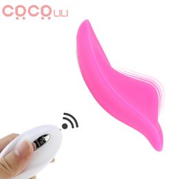 Vibrador para bragas silencioso, estimulador de clítoris portátil con Control remoto inalámbrico, masaje de punto G, huevo vibrador Invisible, juguete sexy para mujeres