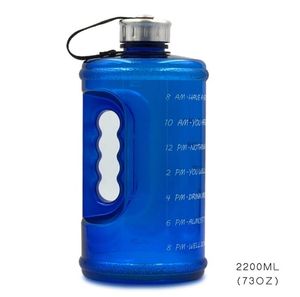 Quifit 128oz 73oz 43oz 1 gallon bpa gratis plastic grote drank waterfles kruik kalk voor reizen sport fitness gym waterBottle eco 201204