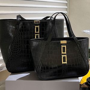 Borsa shopping trapuntata Borsa da donna Borsa Tracolla rimovibile in vera pelle Lettere di moda Tasca interna con cerniera Borse a tracolla firmate Due dimensioni