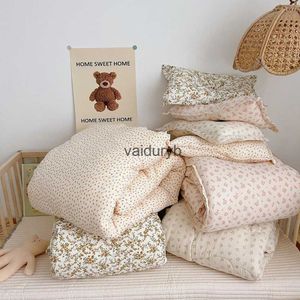 Quilts Dekens Inbakeren Groei Lente Grote Peuter Meisje Dekbed Kant Babybeddengoed Gaas Bloemen Gezellige Babydeken Voor Newbornsvaiduryb