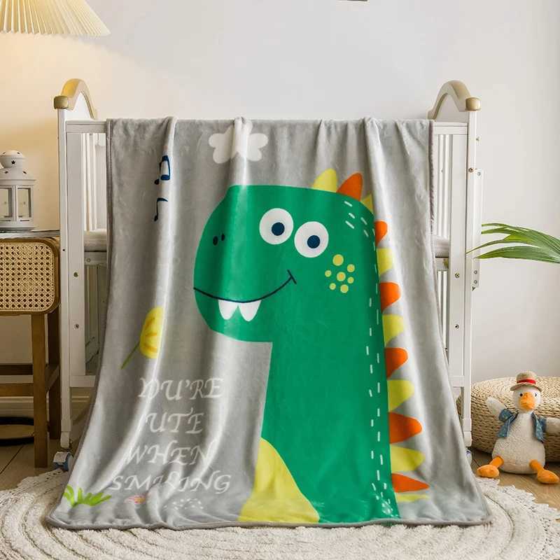 Quilts de flanela de desenho animado cobertor de bebê super soft 100 * 140 cm de ar condicionado de ar condicionado de ar condicionado