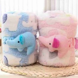 Colchas de colchas Mantería para bebés Batir recién nacido termal suave manta de vellón invernal juego de ropa de cama sólido edredón de franela para bebés para bebés.