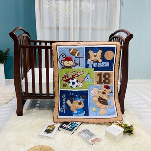 Quilts zeer cheep hoge kwaliteit te koop Baby quilt/dekbed/dekbeddek schattig cartoonontwerp warm geboren babymatras 230316