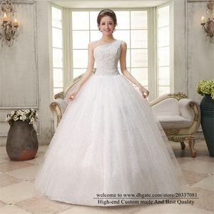 Quinceanera Jurken 2021 Prinses One-Shoulder Pailletten Party Prom Formele Baljurk Beading Lace Up Sequined Vestidos de 15 Anos Q30