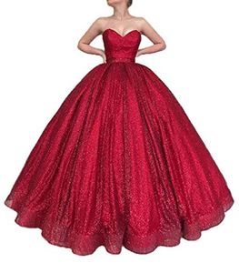 Quinceanera jurken prinses sexy sweetheart pailletten baljurk met plus size sweet 16 debutante feestje verjaardagsvestidos de 15 anos 137