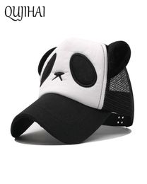 Qujiahi Childrens Chapeau Panda Mesh CAP OUTDOOR SORN CHAPE DE BASEAUBL CAP BOYAU