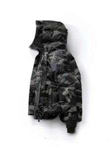 Qulity Goos – manteau à capuche pour hommes, Design de marque, doudoune de luxe épaisse, Parkas de Camouflage canadien, manteaux de 7 couleurs, 86320