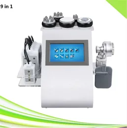 "9 in 1 diode laser lipo afslankte lichaamsvet cavitatiemachine draagbare rf huidverstakking witte spa salon studio vacuüm kont vacuüm cavitatiesysteem