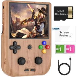 "Console de jeu portable rétro RG405V avec système Android 12 Unisoc Tiger T618, écran tactile IPS de 40 pouces, WiFi, Bluetooth, carte TF de 128 Go, 3172 jeux, batterie de 5500 mAh"