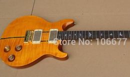 Gratis verzending "Solid Spruce Maple Side Backsignature Cutaway Acoustic Guitar Natural Color