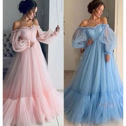 "Impresionante vestido premamá de tul para sesiones po - Elegante vestido largo de embarazo para sesiones fotográficas, eventos nocturnos y vestidos de boda - Perfecto para mujeres embarazadas"