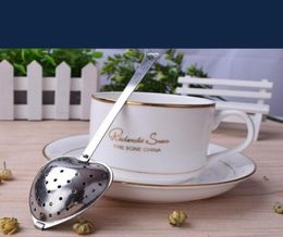 Quottea Timequot Heart Tea Infuser Balls Ballas de acero inoxidable Fieles Oblique Tea Tea Tube Infusador de té Nuevo 3408327