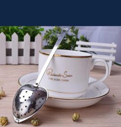 Quottea TimeQuot Hart Tea Infuser Filterballen Roestvrijstalen thee -thee -zeef Strainer Schuine thee -stick Tube Tea Infuser Steiler Nieuw 5349427