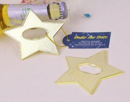 Quotunder le Starquot Gold Star Better Bottle Opender Party Souvenir Marriage Favors Gift and Giveaways for Invités SN14673272747