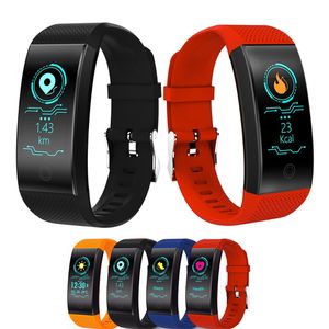 QW18 Smart Armband Bloed Zuurstof Bloeddruk Hartslag Monitor Kijk IP67 Waterdichte Fitness Tracker Sport Horloge Voor iPhone Android