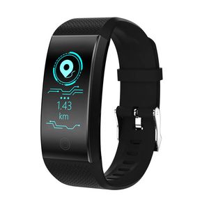 QW18 Smart Armband Horloge Bloed Oxygen Bloeddruk Hartslagmonitor IP67 Fitness Tracker Smart Polshorloge voor iPhone IOS Andorid Watch