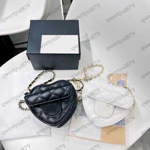 Qwertyui879 Mode féminine 2023 Nouveau petit encens amour taille chaîne sac simple épaule sac à bandoulière sac de poitrine peut aimer type mini petit sac noir blanc 0326/23