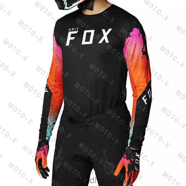 QXPX T-shirts pour hommes nouveau Motocross Hpit Fox vtt descente Maillot Mx cyclisme VTT Dh Maillot Ciclismo Hombre séchage rapide course